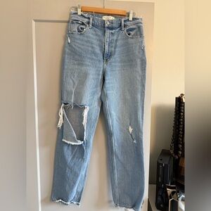 90’s Straight Ultra High Rise Curve Love